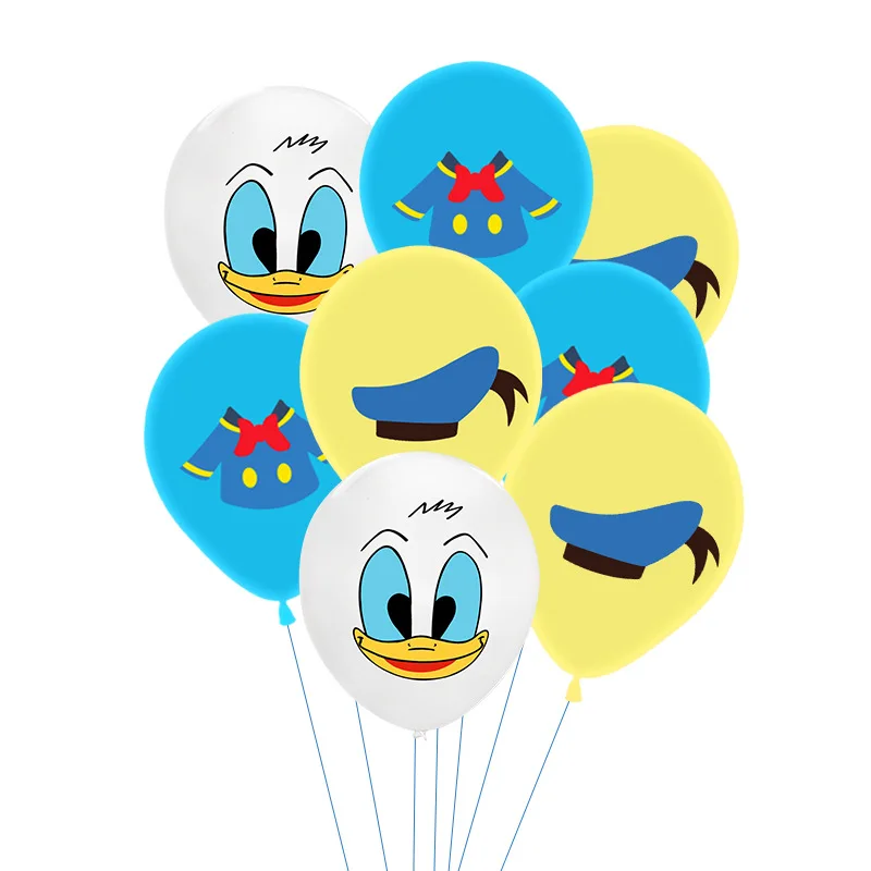 12 дюймов 10 шт Disney Дональд Дак воздушных шаров из латекса День рождения Декор Baby