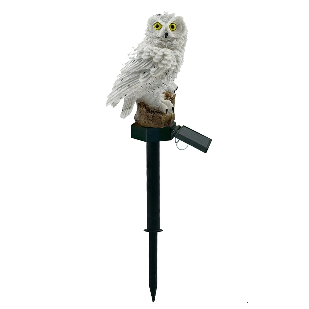 

Lamp Walkway Outdoor Owl Shape Ornament Waterproof Landscape Decorative Lawn Light Solar Powered Led Path Yard Garden