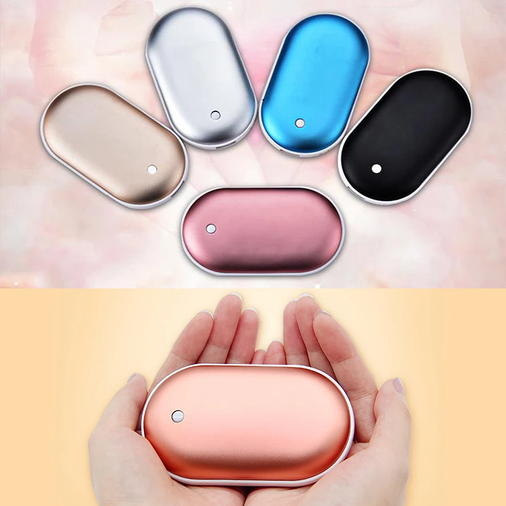 Портативный Мини электрическая грелка для рук 5200mAh 5V симпатичный USB