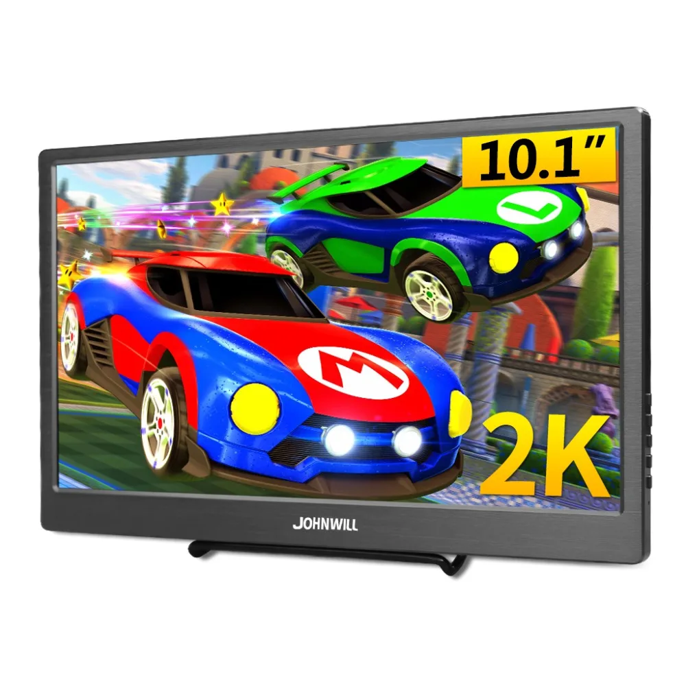 10,1 дюймовый портативный монитор, HD 2K ips экран, type-c(USB-C) ЖК-дисплей, HDMI Встроенные динамики подходит для ПК телефонов переключатель PS4