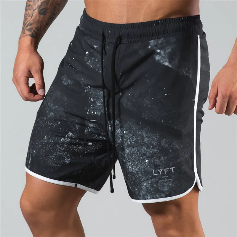 

The New Summer Sports Fitness Pants Of 2021 Are Men's Quick-Dry Breathable Casual And Simple Jog Lacing Mid-Waist Beach Pants