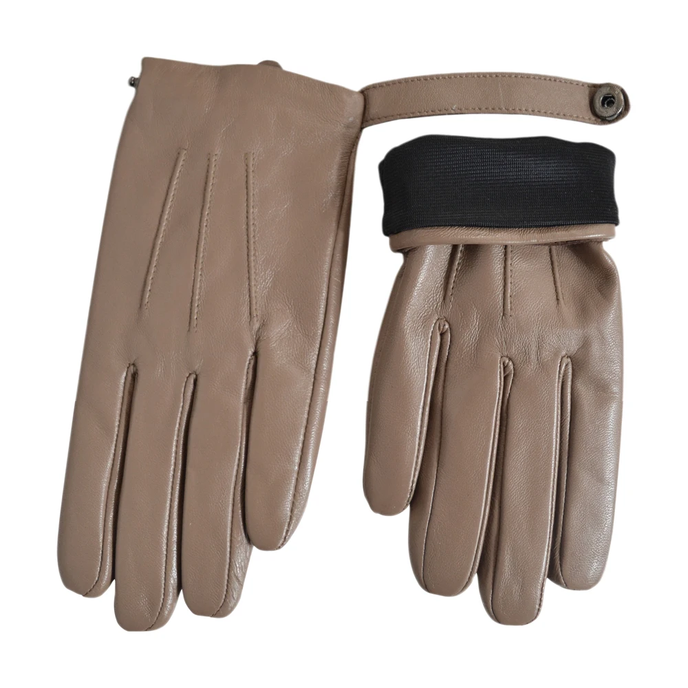 Высококачественные женские короткие кожаные перчатки легкие теплые | Аксессуары