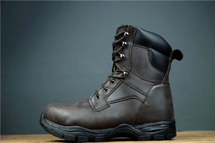 Мужские рабочие ботинки для треккинга со стальным носком 200 г противоскользящие