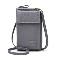 new ladies purse wallet women diagonal pu multifunctional mobile phone clutch bag large capacity passport travel card holder
