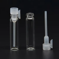 10pcs 123 ml empty mini glass perfume small sample vials perfume bottle laboratory liquid fragrance test tube trial bottle