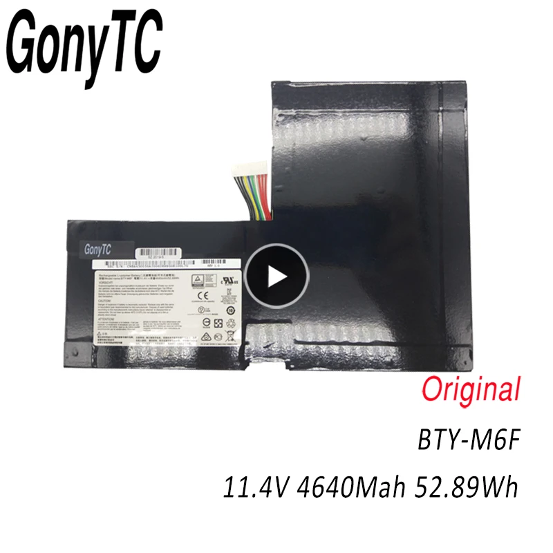 GONYTC BTY M6F оригинальная батарея для ноутбука MSI GS60 MS 16H2 2PL 6QE 2QE 2PE 2QC 2QD 6QC 257XCN Series 11 4 V