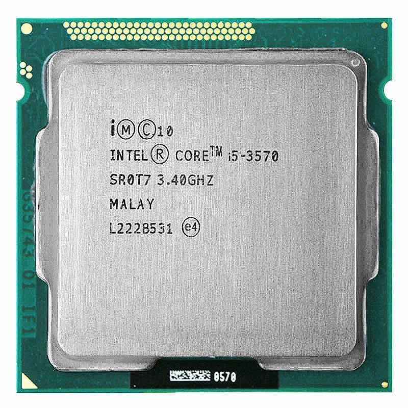 Процессор Intel Core i5 3570 процессор 6M 3 4 ГГц 77 Вт 22 нм разъем LGA 1155|Процессоры| |