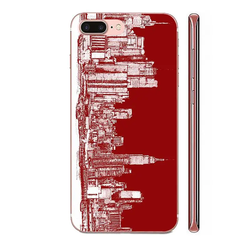 Мягкий чехол для Galaxy Note 10 A10E A10S A20S A30S A40S A50S A6S A70S A730 A8S M10S M30S Lite Plus Nyc New York City Paisaje |
