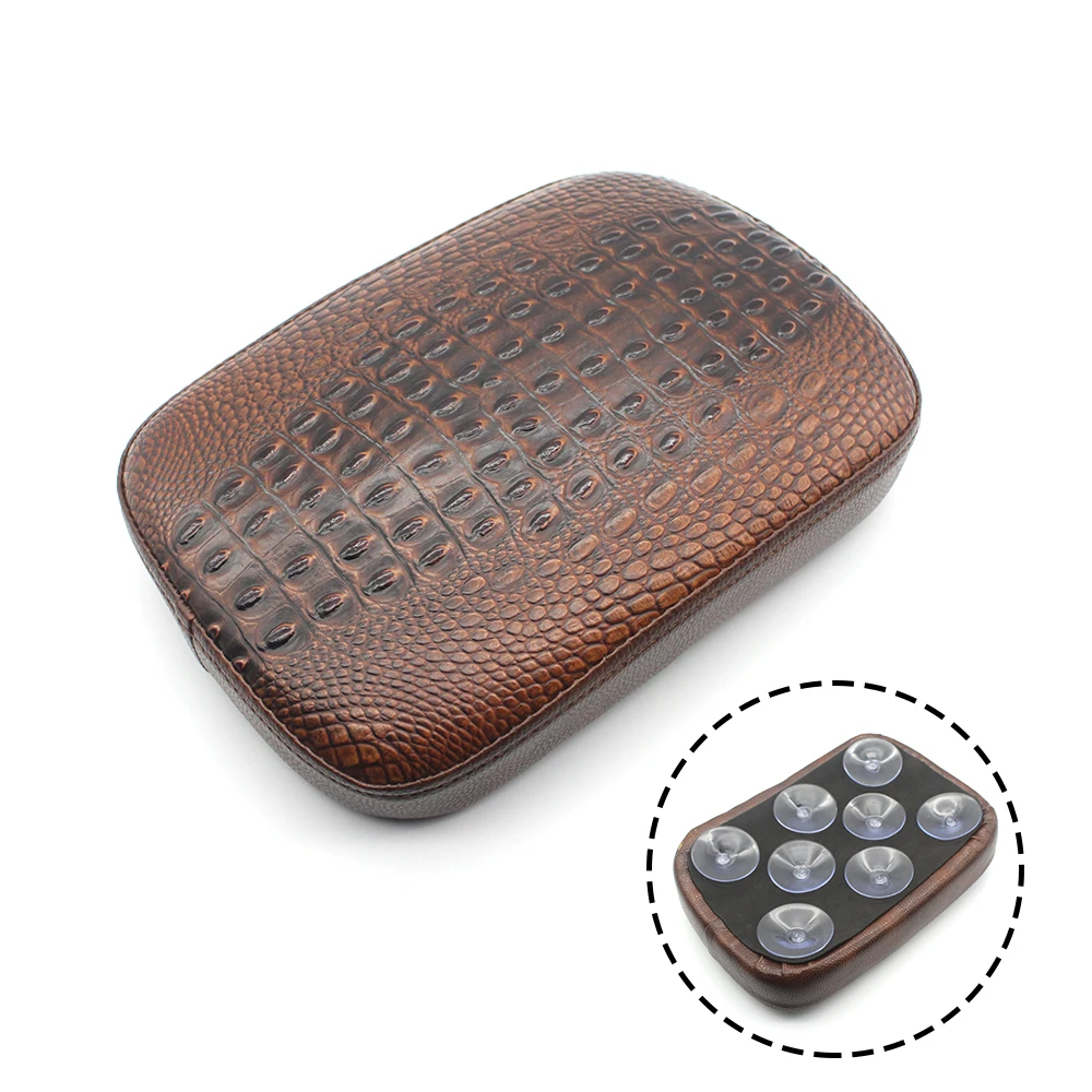 ACZ Motorcycle Multi Pattern Suction Cup Rear Pillion Passenger Pad Seat for Harley Davidson Bobber Chopper