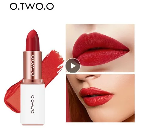 O. TWO. O бархатная матовая помада текстура стойкий макияж не легко окрашивается