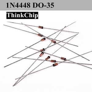 (100pcs) 1N4448 DO-35 Small High Speed Switching Diode Signal Diode