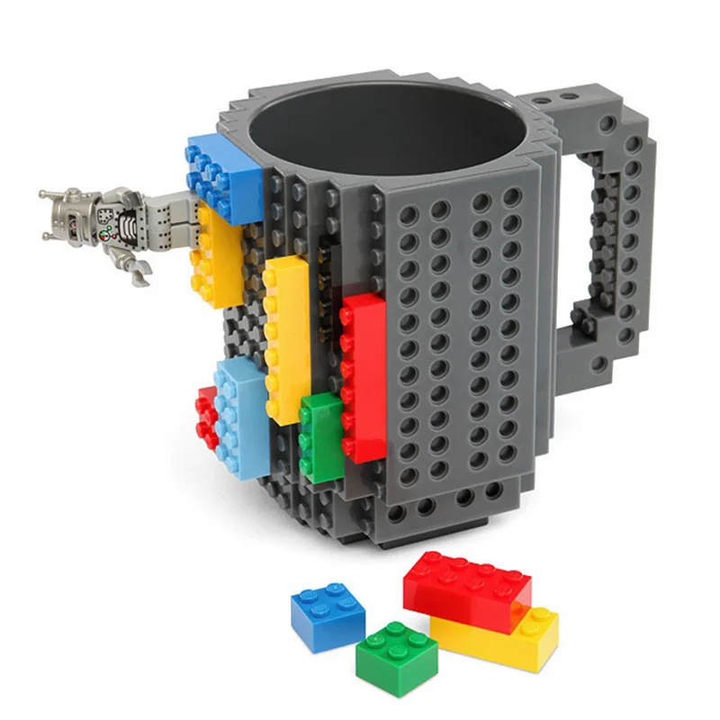 350 мл креативные DIY строительные блоки питьевая чашка чай и молоко кофе изоляция