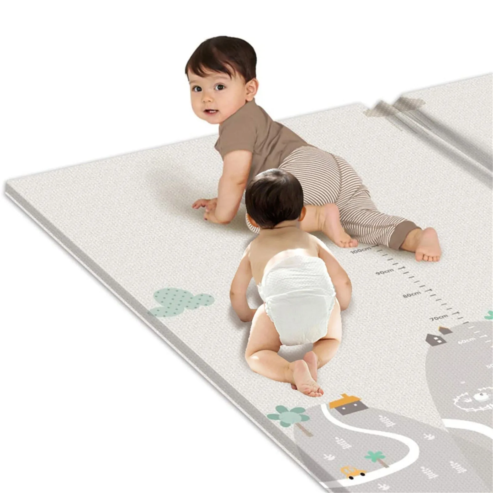 

Children's play blanket, crawling yoga mat, baby climbing mat, children's carpet, double-layer padded waterproof mat 200×180cm