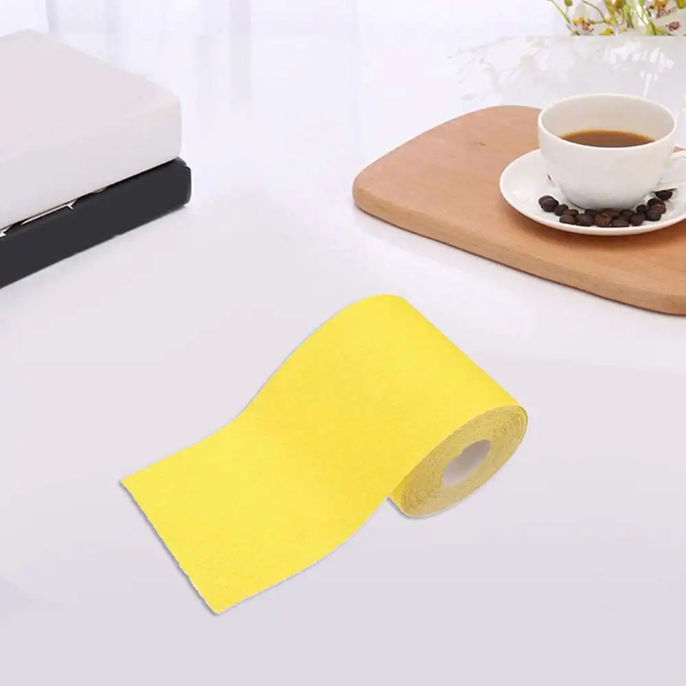 

High Quality Sanding Disc Sandpaper 100 Roll PSA Back 40 60 80 120 Grit Sand Paper Yellow