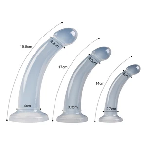 Реалистичный гелевый фаллоимитатор, мягкий страпон для женщин