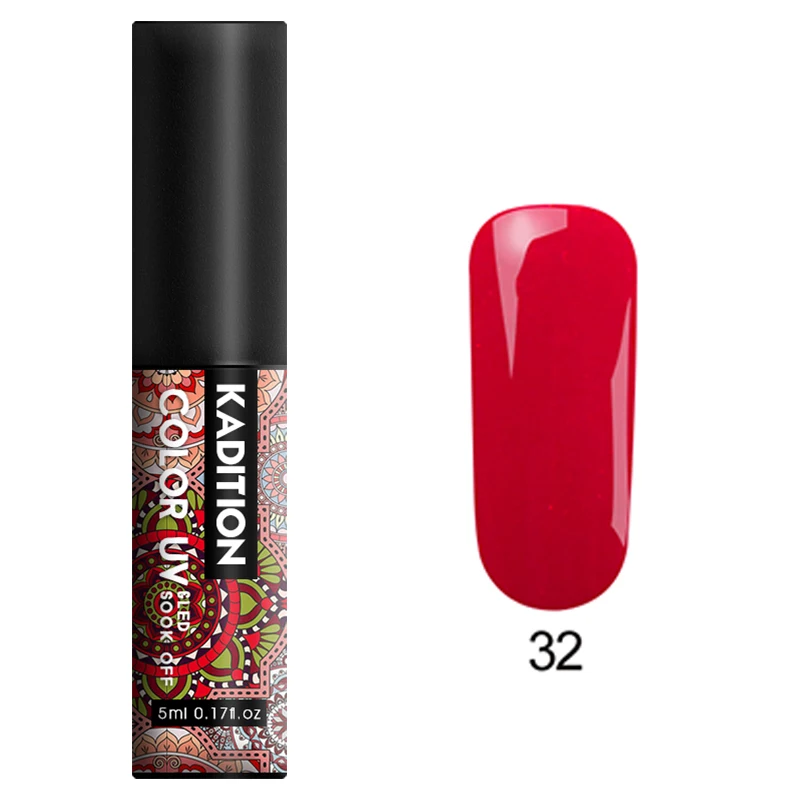 KADITION 5 мл телесные цвета лак для ногтей Краска лаки 1 шт дизайна Гель маникюра Лак