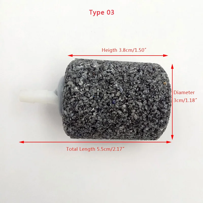 Quarium цилиндрическая форма воздушный камень минеральные пузырьки выпуск