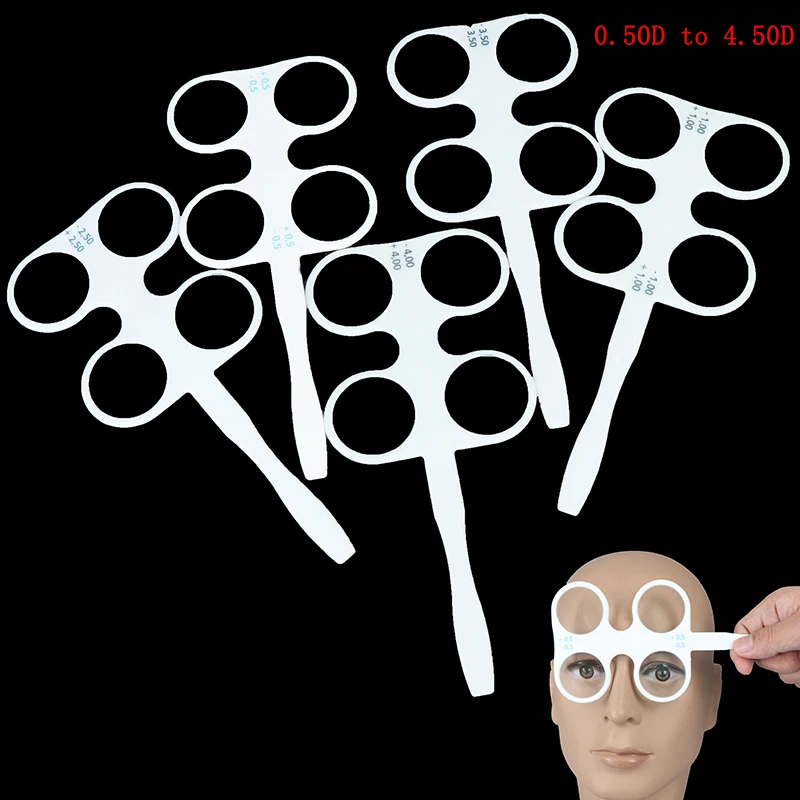 

1 Pc Optical Flipper Optometry Plastic Flip Insert-type Adjustable Lens Plastic Frame Amblyopia Myopia Training Tool Health Care
