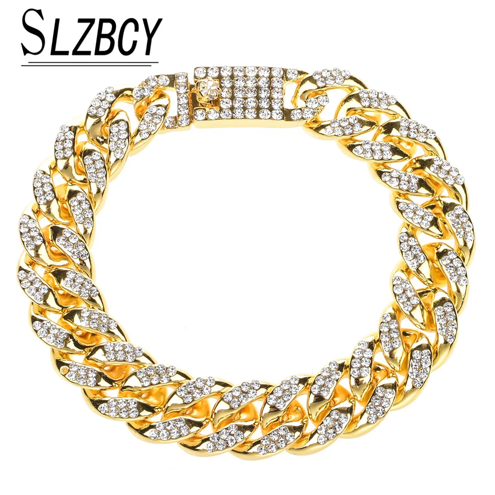 Браслеты в стиле хип хоп для женщин и мужчин украшения из кубинской смолы со