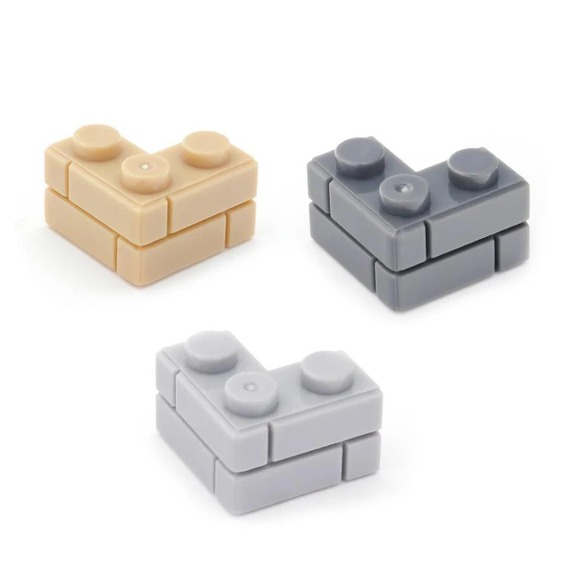 

60pcs Wall Bricks Building Block moc Toys 1+2 Dots Assembles Particles diy Educational Creative Children Toys Compatible Brands