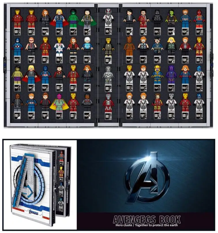 Новый супер Marvel совместимый с коллекциями героев книжные строительные блоки
