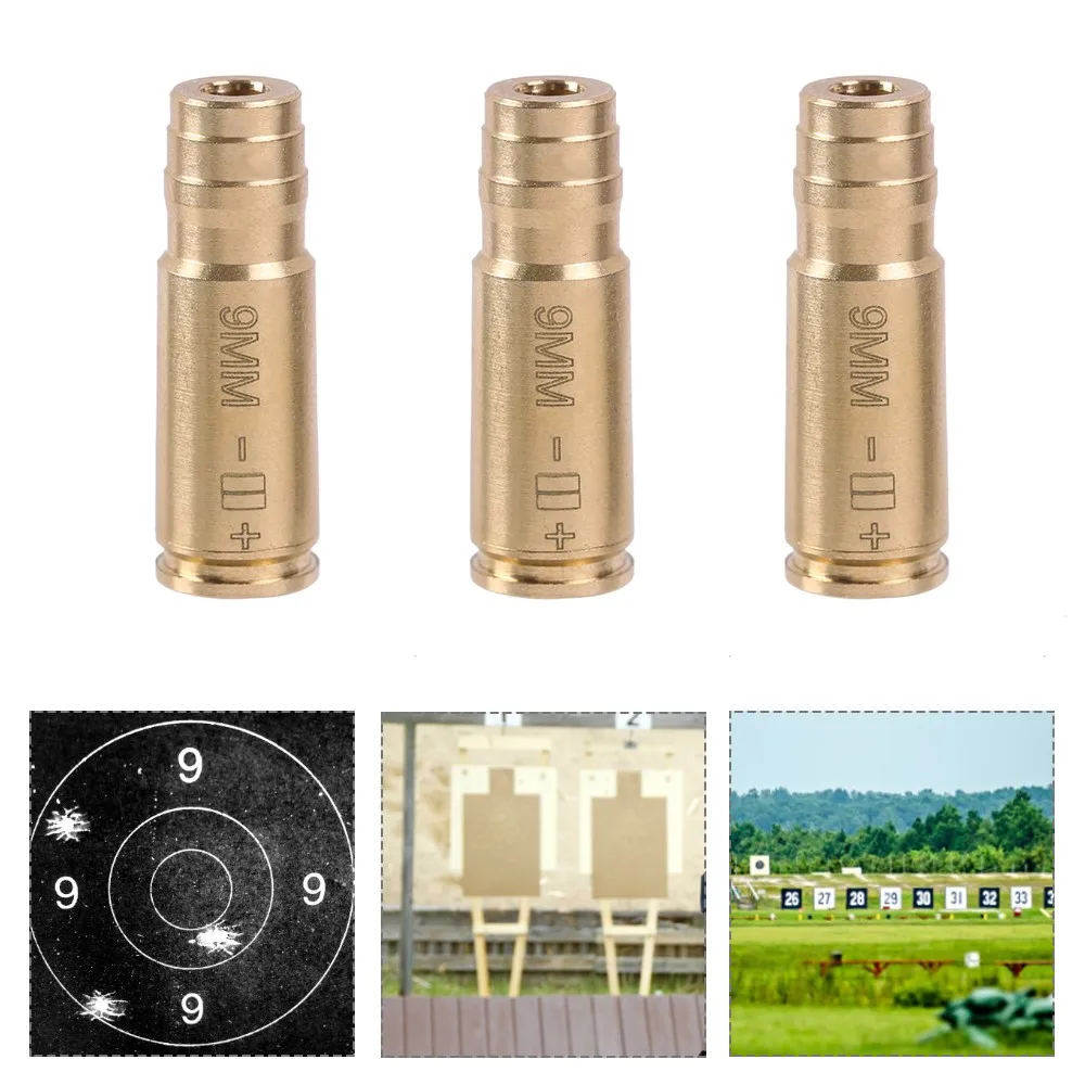 Тактический лазер с красной точкой латунь Boresight CAL.308 .223 .40 .45 30-06 CAL 7 62x39 патрон