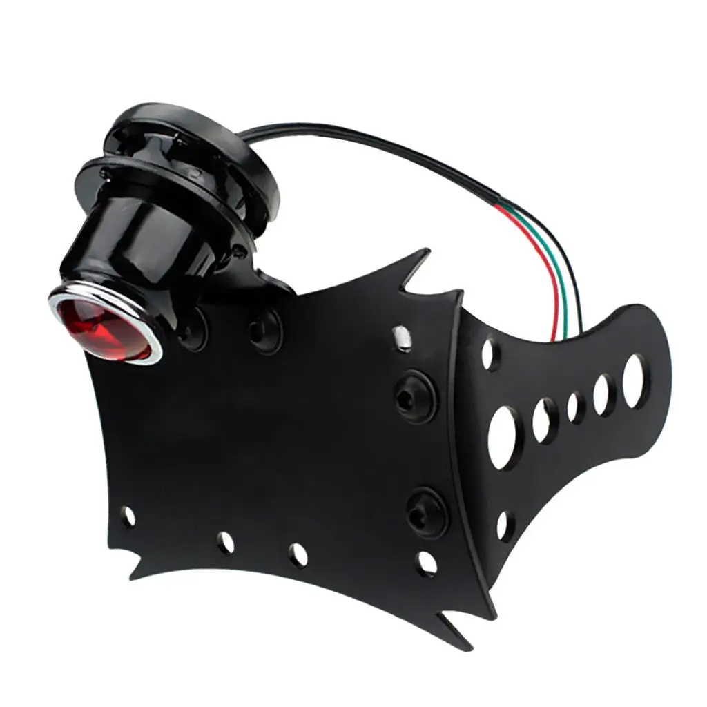 

Кронштейн номерного знака мотоцикла, светодиодные задние фонари для Harley Cruiser Bobber