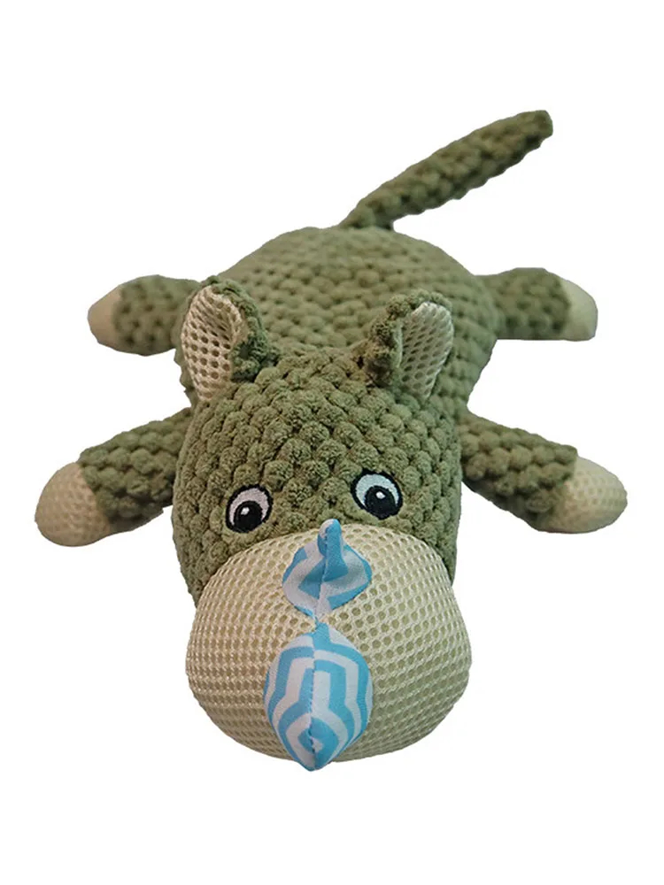 

Fun Pet Dog Toys Puppy Chew Squeaker Toy Squeaky Plush Sound Animal Shape Molar Bite Resistant Toys Pet Training Dog Toy