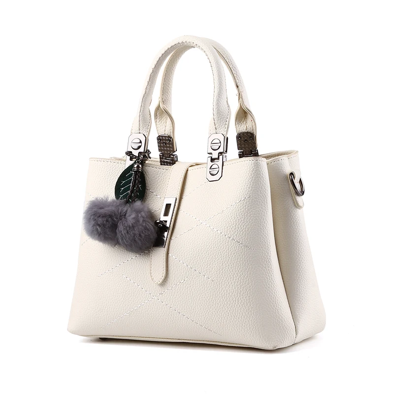 Женские Простые сумки через плечо для женщин большие Сумки из искусственной кожи