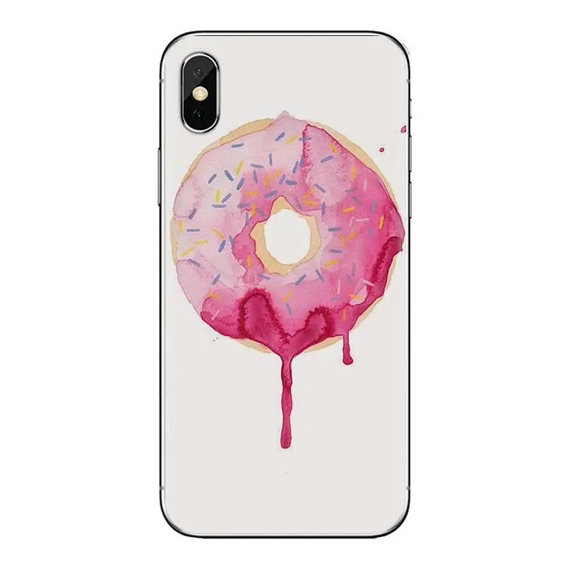 Пончики для iPod Touch Apple iPhone 4 4s 5 5S SE 5C 6 6S 7 8 X XR XS Plus MAX мягкие прозрачные чехлы |