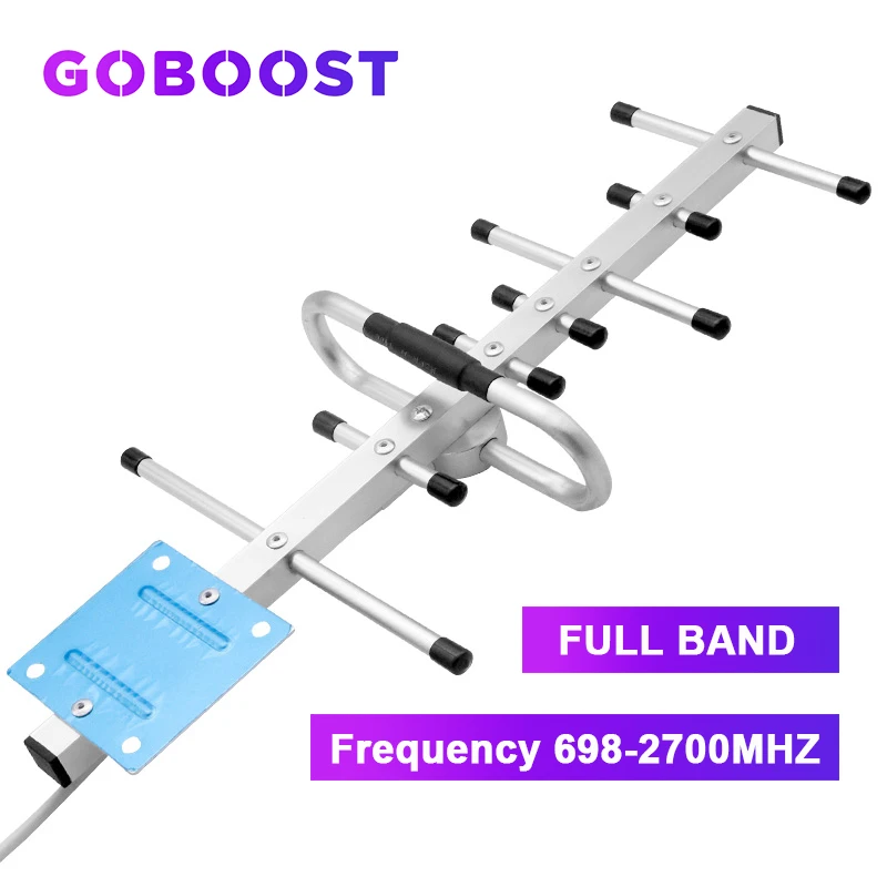 Усилитель сотового сигнала GOBOOST 2g 3g 4g gsm 900 1800 2100 аксессуары комплект антенн 3g4g