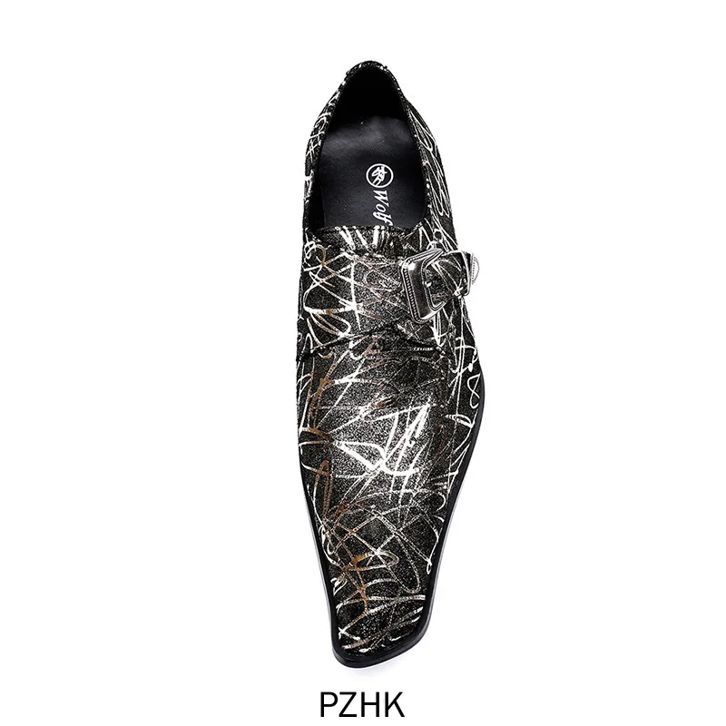 Новинка 2019 года мужские популярные кожаные туфли с острым носком высокого