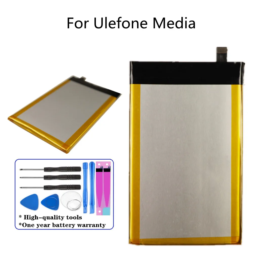 

100% New Original Ulefone Media Phone Replacement Battery 3050mAh MediaTek MT6753 Smart Phone Bateria + Tools