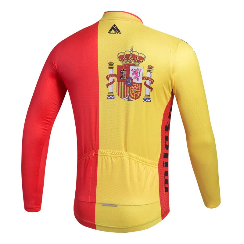 MILOTO 2019 ropa ciclismo hombre зимние теплые флисовые велосипедные комплекты длинные брюки