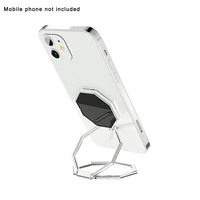 360 Rotation Foldable Mobile Phone Stand Back Ultra Thin Phone Ring Holder Multi Angle Portable For Desk Metal Finger Kickstand