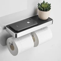bathroom toilet towel paper holder copper mobile phone rack cowhide tray rack toilet shelf towel rack tissue boxes