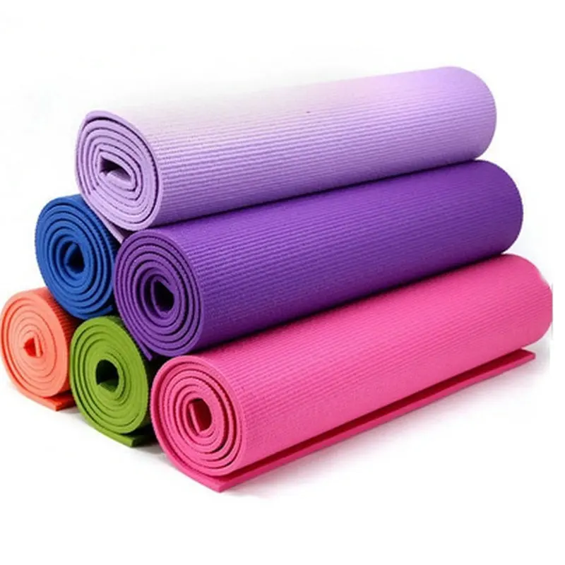 

Коврик для йоги толщиной 6 мм из ПВХ, коврик для йоги, коврик для фитнеса 173*61 см, мягкий коврик для йоги и фитнеса, нескользящий коврик для дев...