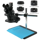 Тринокулярный стереомикроскоп для пайки 3,5-90X, 16 МП, 1080P, 60 кадров в секунду