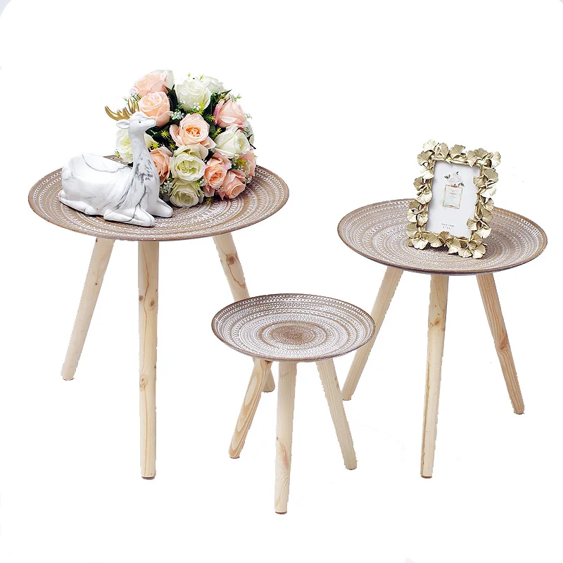 Марокканские журнальные столики Круглый художественный творческий магазин