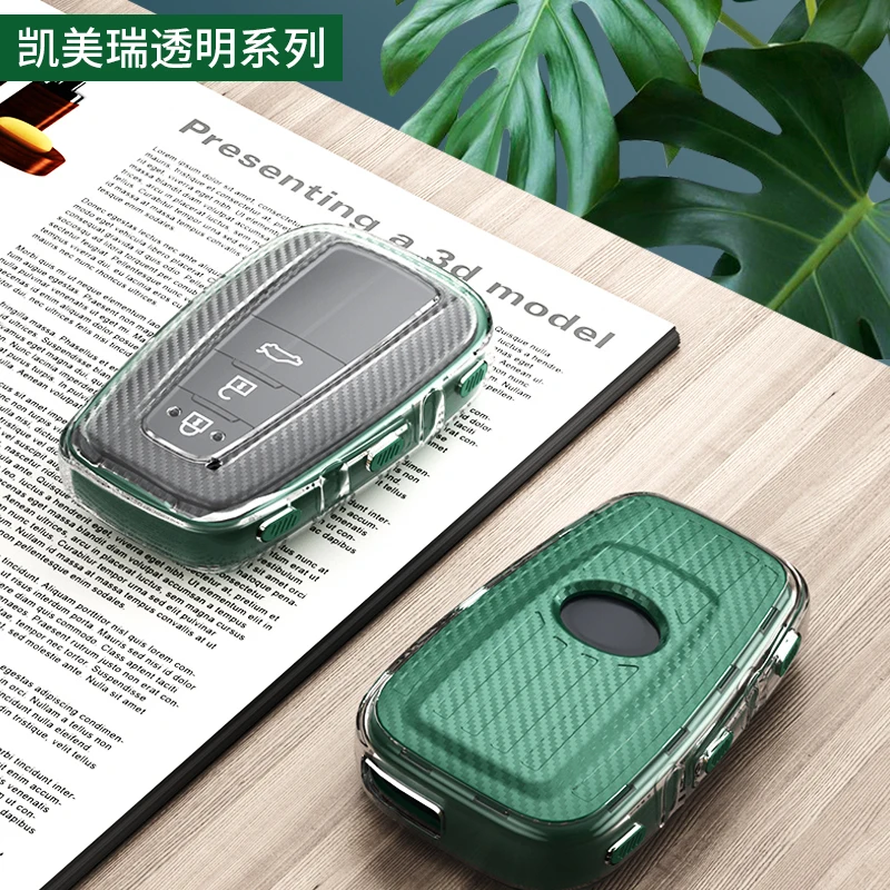 

Car Key Cover TPU Key case Fit for Toyota Camry Silver Black Red Green Auto Car case covers