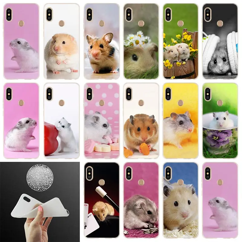 

Hamster Soft Case Cover For Xiaomi Redmi Note 11 10 9 8 7 4G Pro 10s 9s 9T 8T Bag