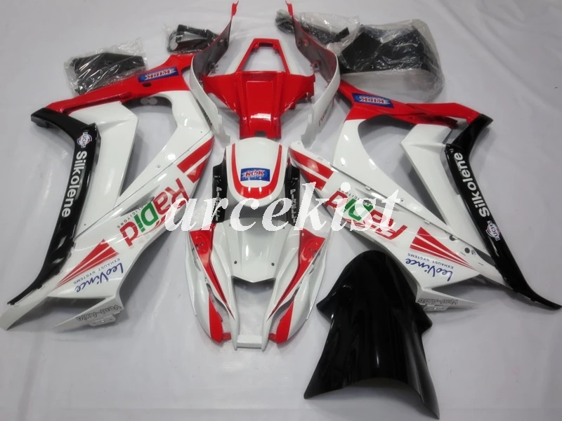 

Новый ABS полный обтекатель комплект подходит для kawasaki Ninja ZX-10R ZX10R 2011 2012 2013 2014 2015 Кузов Набор 11 12 13 14 15 белый красный