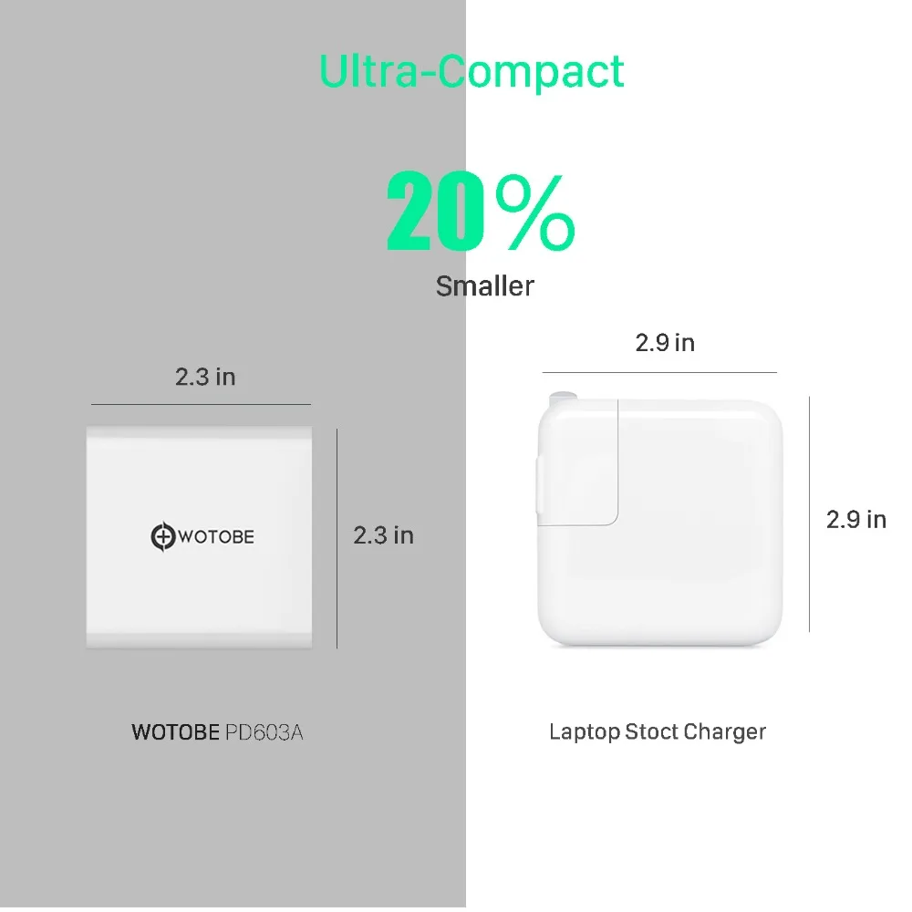 60 Вт TYPE-C USB-C зарядное устройство, PD30W QC3.0 зарядное устройство для huawei USB-C ноутбуки MacBook Pro/Воздушный iPad Pro iPhone 11/x/8 s9/s10/note9