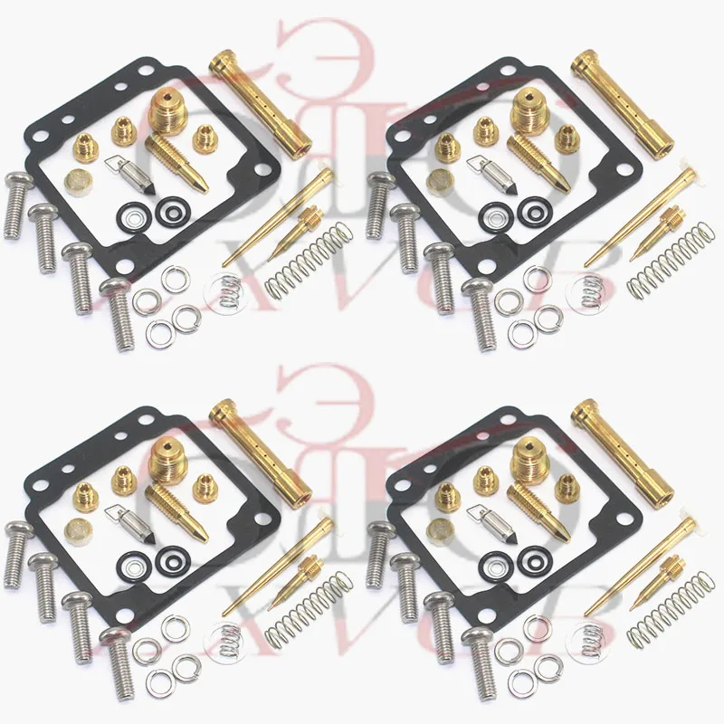 

4 комплекта для мотоциклетного карбюратора XJ650 Maxim 1980-1983 XJ 650 XJ650R 650R 650L, набор для Ремонта Карбюратора, игольчатый клапан