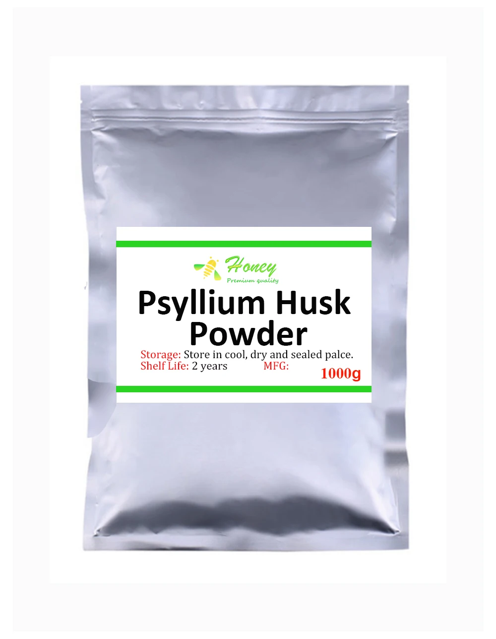 

Organic Psyllium Husk Powder, Natural Dietary FiberFree Shiping
