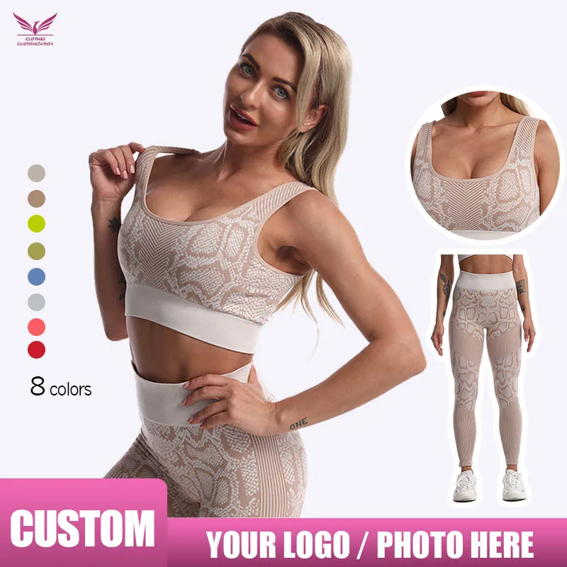 Фото Custom logo Women Yoga Sets 2 pcs Female Sport Gym suits Wear women Fitness Suit pritn Long Sleeve yoga clothing Женская одежда Custom logo Women Yoga Sets 2 pcs Female Sport Gym suits Wear women Fitness Suit pritn Long Sleeve yoga clothing Женская одежда