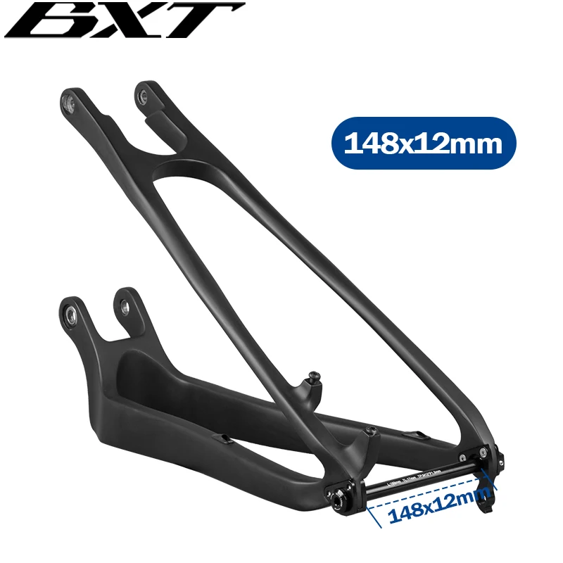 BXT Carbon Full Suspension Bicycle Frame Rear Fork Suitable for Frame Model BXT-MTB-077,097,107 Full Suspension Frame Back Fork