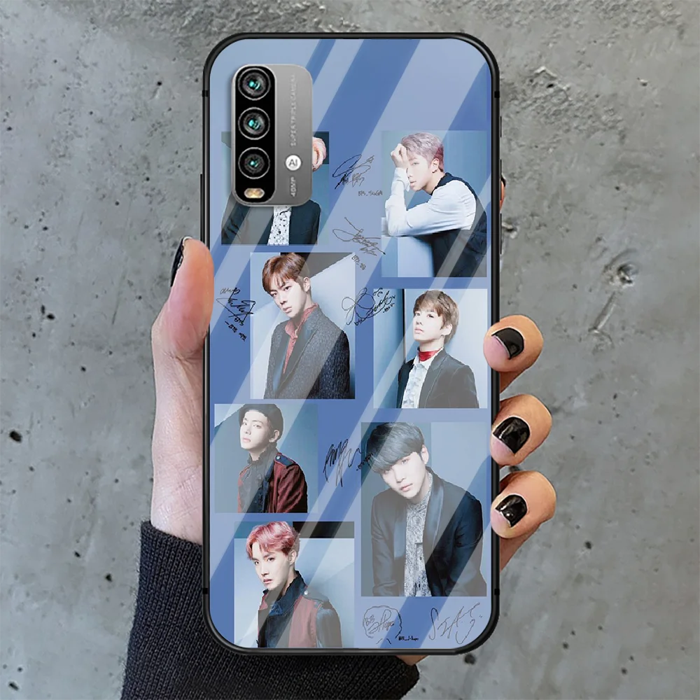 

Dynamite Kpop Bangtan Boys Phone Tempered Glass Case Cover For Xiaomi Redmi note k 7 8 9 10 30 40 A C T S Pro 4G 5G Ultra Funda