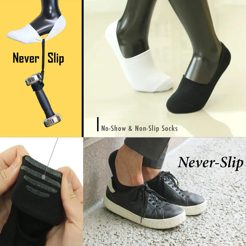 Нижнее белье унисекс Однотонные носки без застежки Хлопковые нескользящие