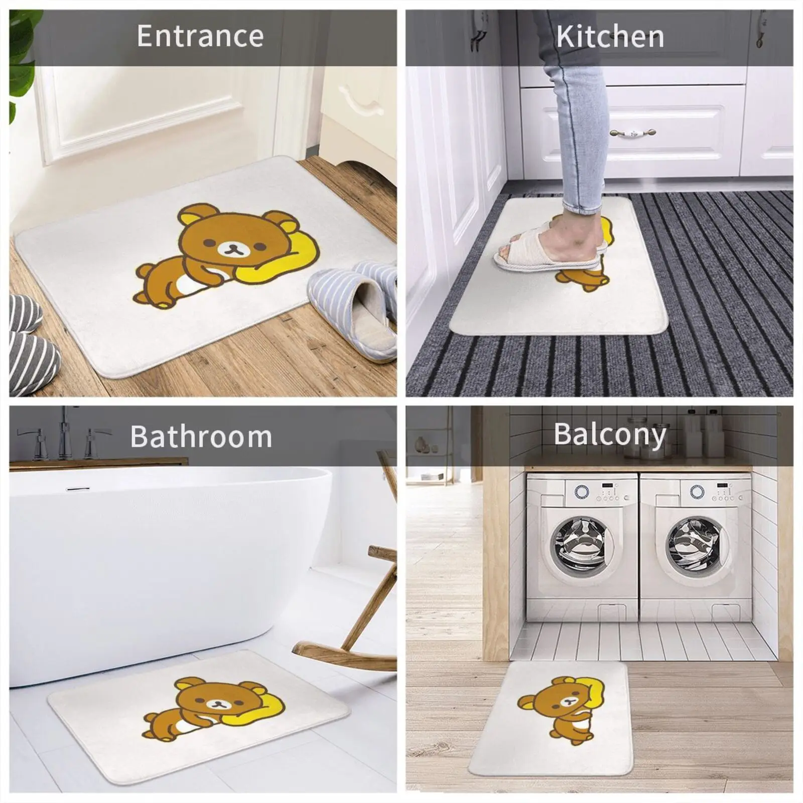 Rilakkuma Entrance Door Mat Bath Mat Rug Metal Gear Solid Mgs Alert Video Game Logo Quote Font Metalgear Fox Hound Foxhound images - 6